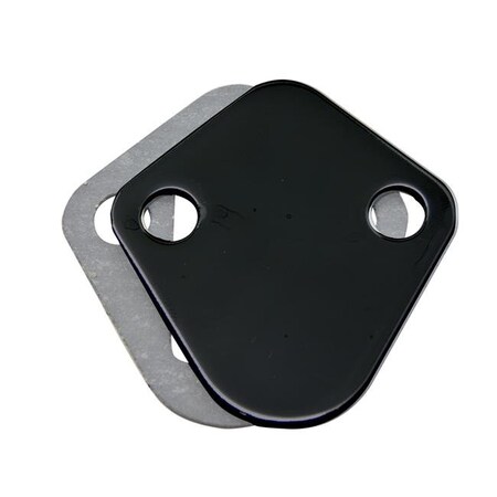 Cfr Performance CFR HZ-2058-PBK Steel Chevy BB 396-454 & Ford Fuel Pump Block Off Plate - Black HZ-2058-PBK